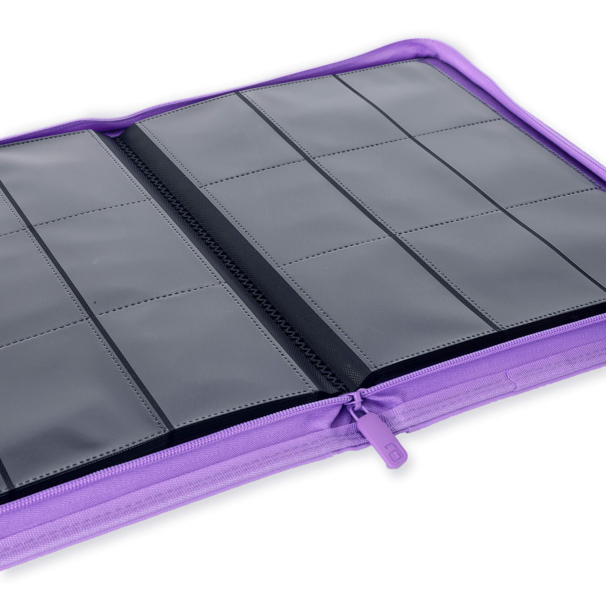 Vault X 9-Pocket Exo-Tec® Zip Binder - Just Purple