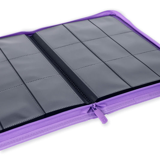 Vault X 9-Pocket Exo-Tec® Zip Binder - Just Purple