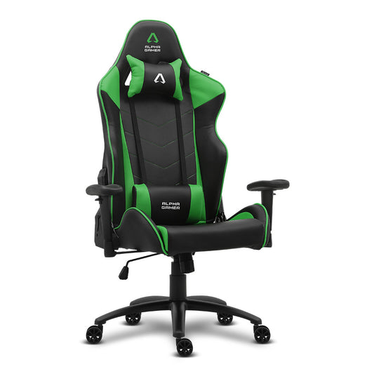 CADEIRA GAMING ALPHA GAMER SCORPIUS (PRETA & VERDE) - SEMINOVA