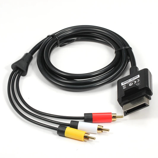 XB360 MICROSOFT OFFICIAL AUDIO AND VIDEO CABLE - USADO