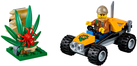 LEGO CITY Jungle Buggy Item No: 60156-1 (No Box, with instructions) - usado