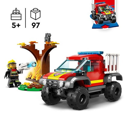 LEGO CITY 60393 4x4 Fire Truck Rescue
