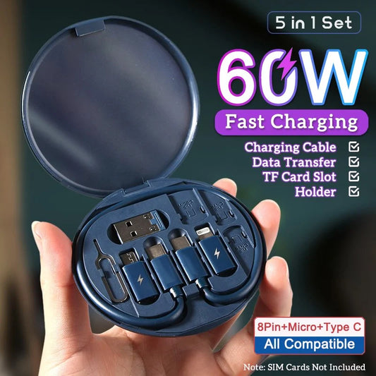 DATA CABLE SET  60w 5 in 1