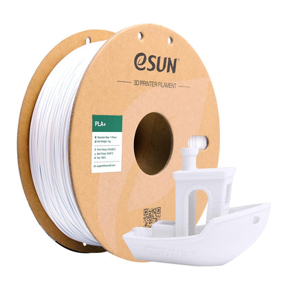 PLA+Filament  White, 1.75 mm / 1000 g Esun