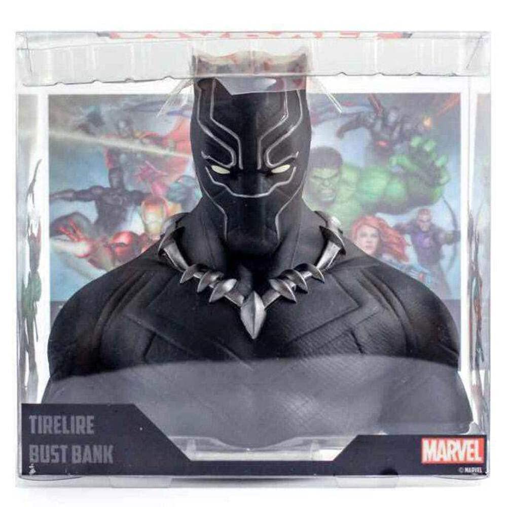 MARVEL BLACK PANTHER BUST BANK