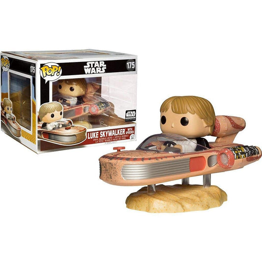 Star Wars Luke Skywalker with Speeder PoP! Figure Smuggler's Bounty Exclusive #175