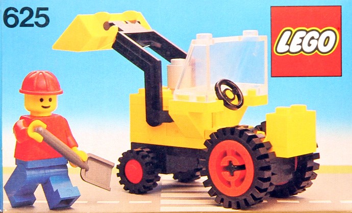 LEGO Tractor 625  (1978) (NO BOX / WITH INSTRUCTIONS)  - USADO
