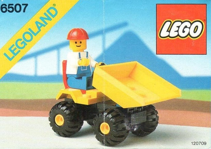 LEGO 6507 MINI DUMPER  (1989) (NO BOX / WITH INSTRUCTIONS)  - USADO