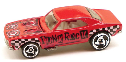 2001 ´67 camaro Punk Rock (Motorin' Music 5-Pack) Red HOT WHEELS (LOOSE)