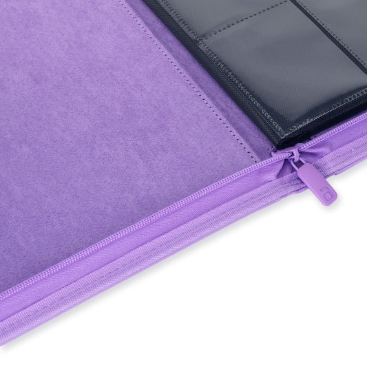 Vault X 9-Pocket Exo-Tec® Zip Binder - Just Purple