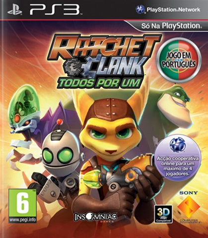 PS3 Ratchet & Clank: Todos Por Um - Usado