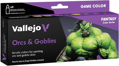 Vallejo Game Color Set - Orcs & Goblins