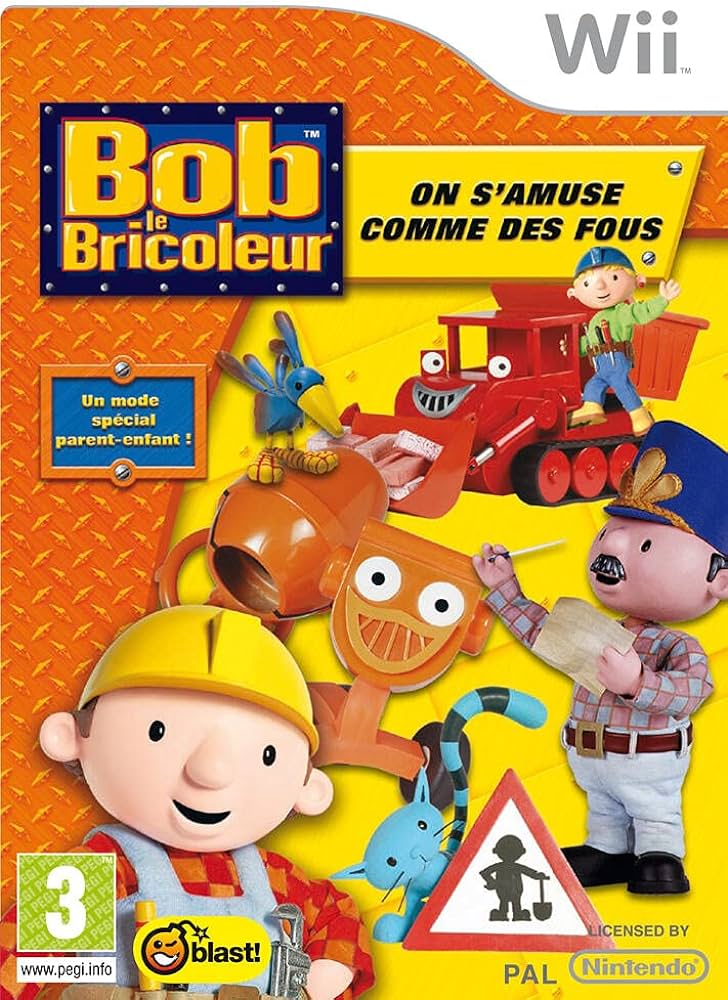 Wii - Bob Le Bricoleur - Novo