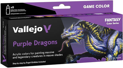 Vallejo Game Color Set - Purple Dragons