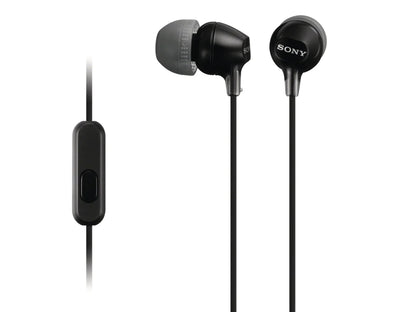 EARPHONES Sony MDR-EX15AP (PRETO) - NOVO