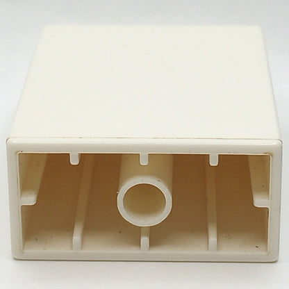 LEGO Duplo, Brick 1 x 2 x 2 with Bottom Tube WHITE [Part 76371]  - USADO