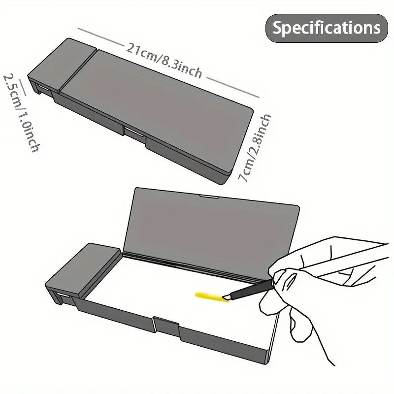 3DPRINT Wet Palette Kit for Brush Painting with Stainless Steel Washer, High-Density Nano Sponge, and Water-Conducting Paper