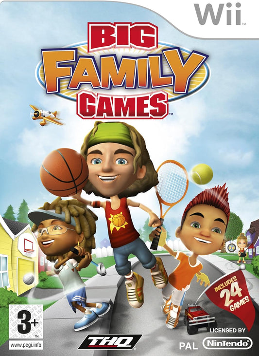 WII BIG FAMILY GAMES - USADO