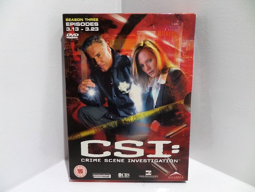 DVD SERIE CSI : CRIME SOB INVESTIGAÇÃO ( TERCEIRA SÉRIE COMPLETA ) - NOVO
