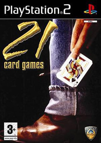 PS2 21 Card Games - Usado