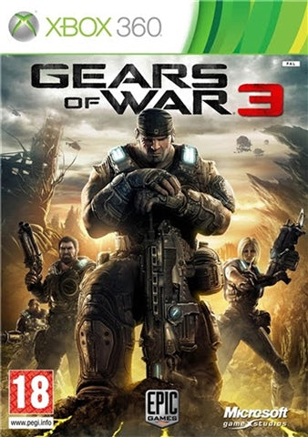 XBOX 360 Gears Of War 3 - Benutzt