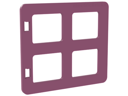 LEGO DUPLO 2206 Door / Window with Four Panes Square Corners