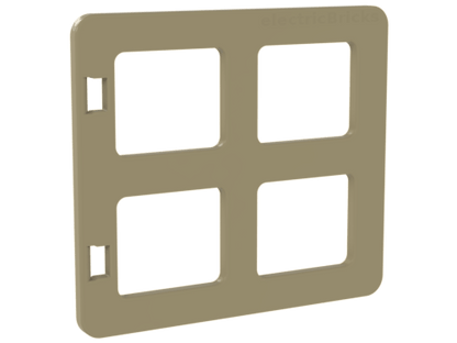 LEGO DUPLO 2206 Door / Window with Four Panes Square Corners