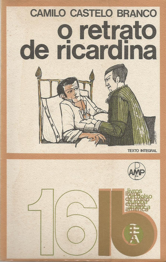 LIVRO - O Retrato de Ricardina de Camilo Castelo Branco - USADO
