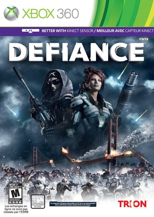 XBOX 360 Defiance (Compativel com Kinect) - USADO