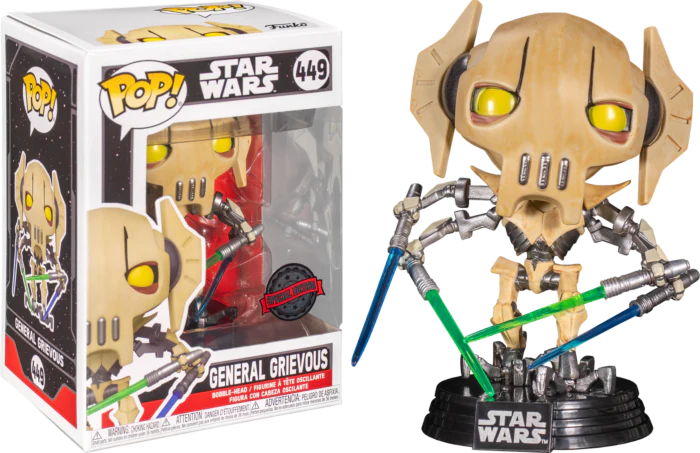 Funko POP! STAR WARS: GENERAL GRIEVOUS SPECIAL EDITION #449