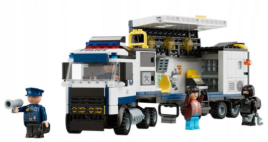 PLAY TIVE BRICKS (LEGO COMPATIBLE) POLICE TRUCK (510 PCS)- NOVO