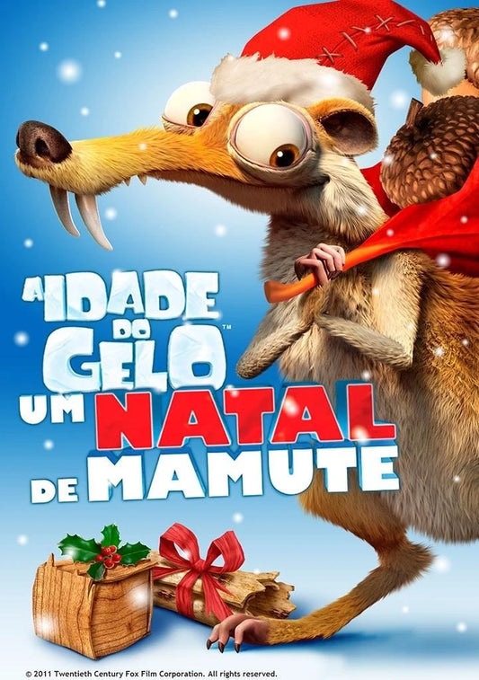 DVD A Idade Do Gelo Um Natal De Mamute - USADO