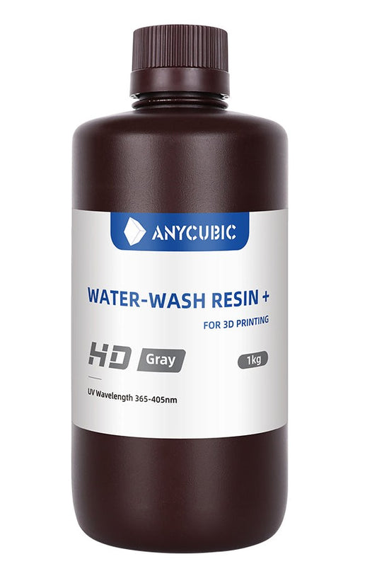 3dprint Anycubic - Water Washable Resin + HD Gray - 1kg