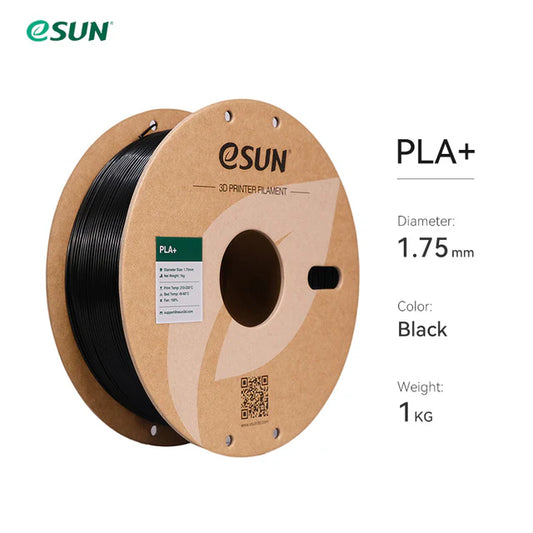 PLA+Filament  Black, 1.75 mm / 1000 g eSun