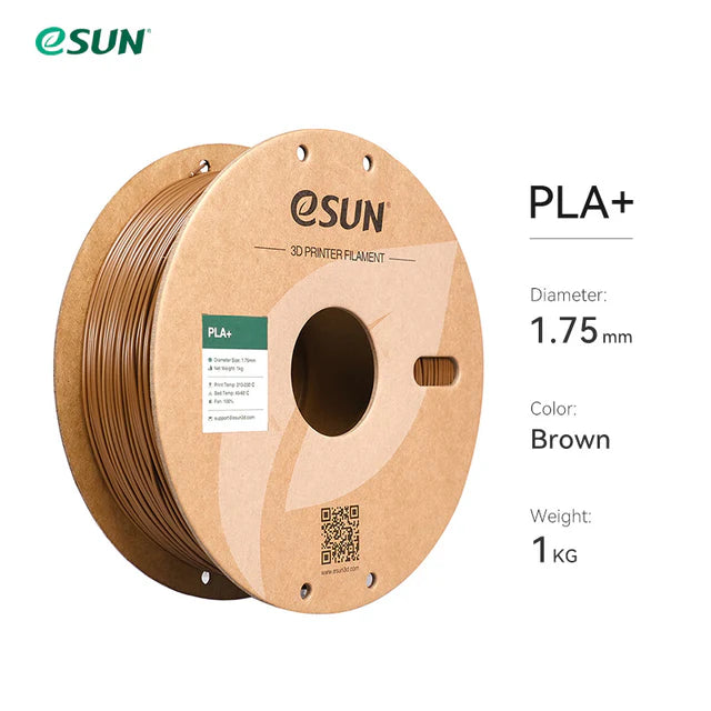 eSun Filament PLA+ Brown, 1.75 mm / 1000 g