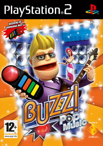 PS2 BUZZ! POP MUSIC - USADO