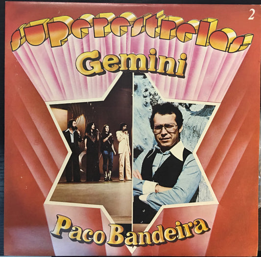LP VINYL - Gemini (44) / Paco Bandeira – Superestrelas Da Música Portuguesa - USADO