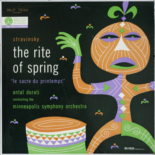 LP VINYL - Stravinsky* : Antal Dorati Conducting The Minneapolis Symphony Orchestra – The Rite Of Spring "Le Sacre Du Printemps" - USADO