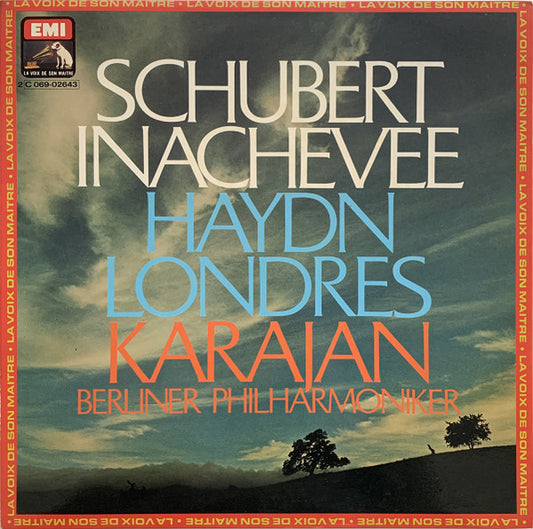 LP VINYL - Schubert* / Haydn* - Karajan*, Berliner Philharmoniker – Schubert Inachevée / Haydn Londres - USADO