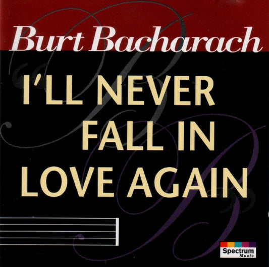 CD - Burt Bacharach – I'll Never Fall In Love Again - USADO