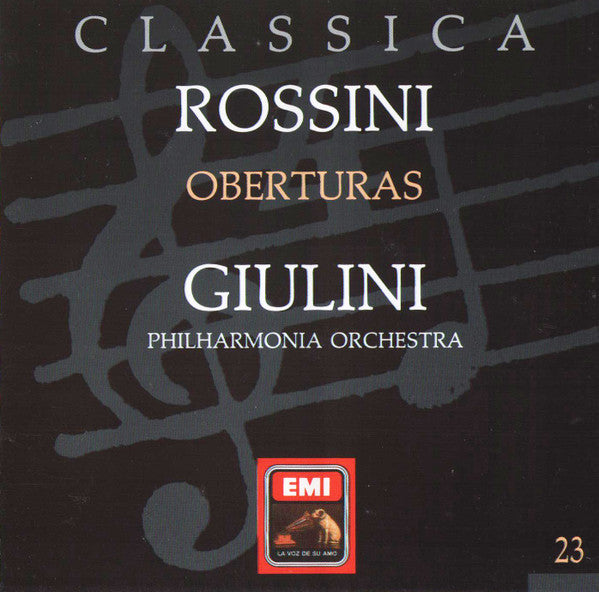 CD - Rossini* – Giulini*, Philharmonia Orchestra – Oberturas - USADO