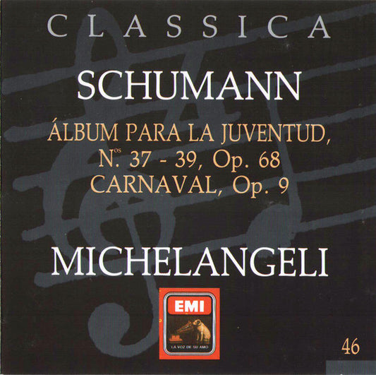 CD - Schumann*, Michelangeli* – Álbum Para La Juventud - USADO