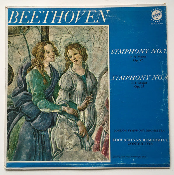 LP VINYL - Beethoven* / London Symphony Orchestra, Edouard Van Remoortel – Symphony No. 7 In A Major Op. 92 / Symphony No. 8 In F Major Op. 93 - USADO