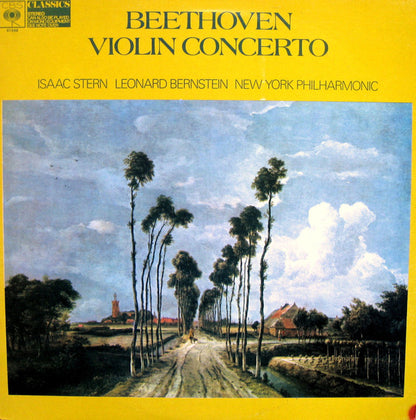 LP VINYL - Beethoven*, Isaac Stern, Leonard Bernstein, New York Philharmonic – Violin Concerto In D Major - USADO