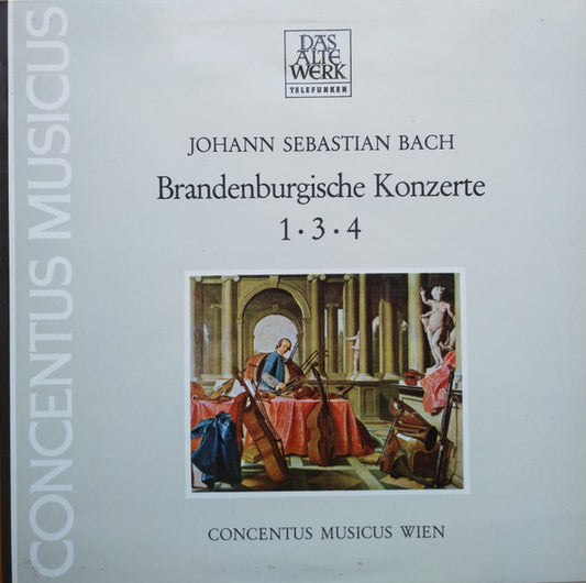 LP VINYL - Johann Sebastian Bach - Concentus Musicus Wien – Brandenburgische Konzerte 1 ∙ 3 ∙ 4 - USADO