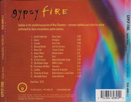 CD - Various – Gypsy Fire - USADO
