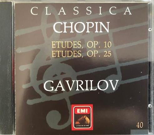 CD - Chopin*, Gavrilov* – Etudes, Op. 10, Etudes Op. 25 - USADO