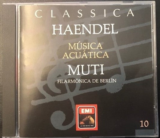 CD - Haendel* - Klemperer*, Coro Philharmonia* – Música Acuática - USADO