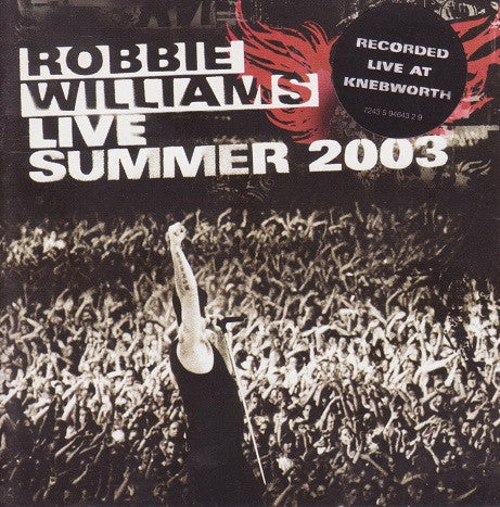 CD - Robbie Williams – Live Summer 2003 - USADO