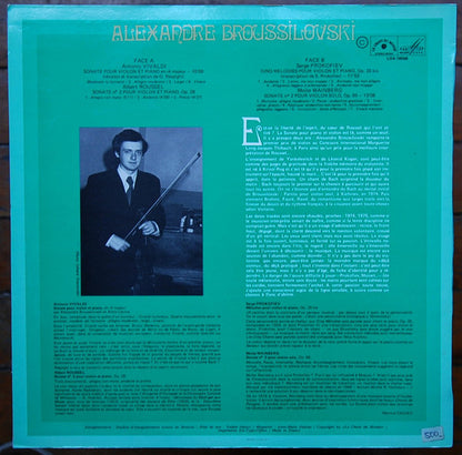 LP VINYL - Alexandre Broussilovski* – Vivaldi, Roussel, Prokofiev, Wainberg - USADO